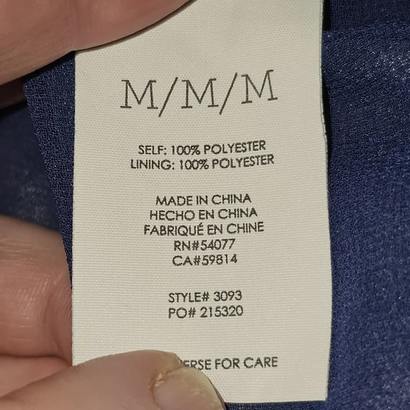 CABI Stained Glass Keyhole Layered Blouse In Medium - Picture 8 of 9